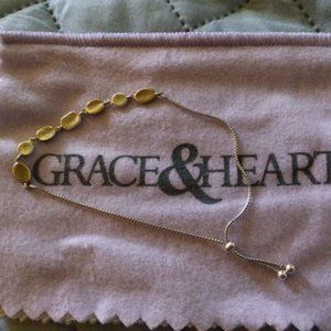 Grace and Heart adjustable bracelet